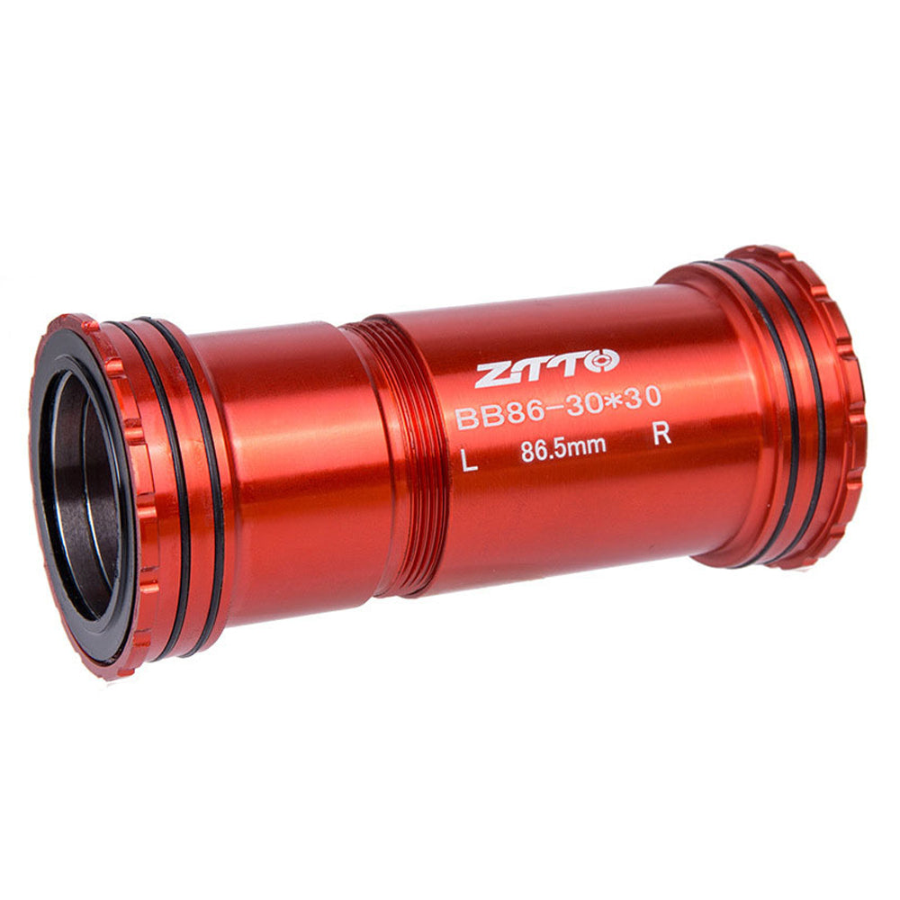 ZTTO BB86 30x30 4 Bearing Central Axis Aluminum Alloy Thread Lock Bike Bottom Bracket ZTTO BB86 30x30 4 Bearing Central Axis Aluminum Alloy Thread Lock Bike Bottom Bracket